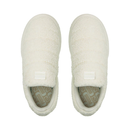 Tenis Puma Suede Mayu Slip-On Teddy Marshmallow Mujer