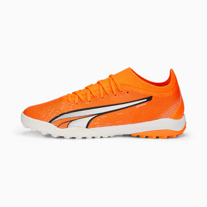 Tenis de Futbol Puma Ultra Match TT Ultra Orange White Blue Glimmer Hombre