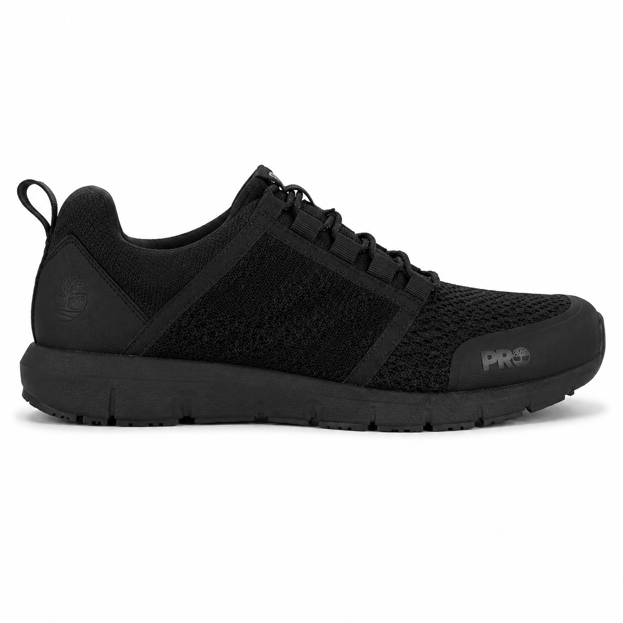 Tenis de Seguridad Timberland PRO Radius Knit Slip-On Black Grey Hombre