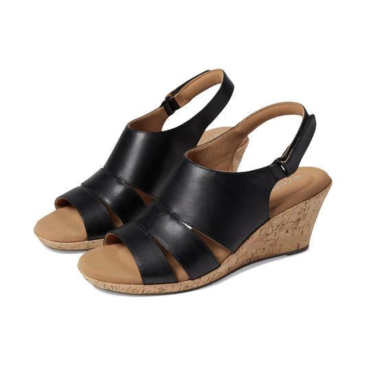 Calzado ROCKPORT BRIAH SLING BLACK LTHR