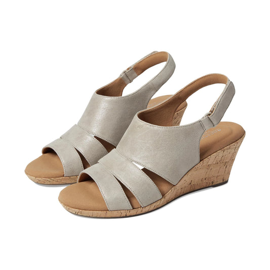 Calzado ROCKPORT BRIAH SLING TAUPE METALLIC LTHR