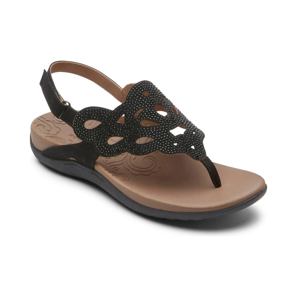 Calzado Rockport RIDGE SLING BLACK BLING