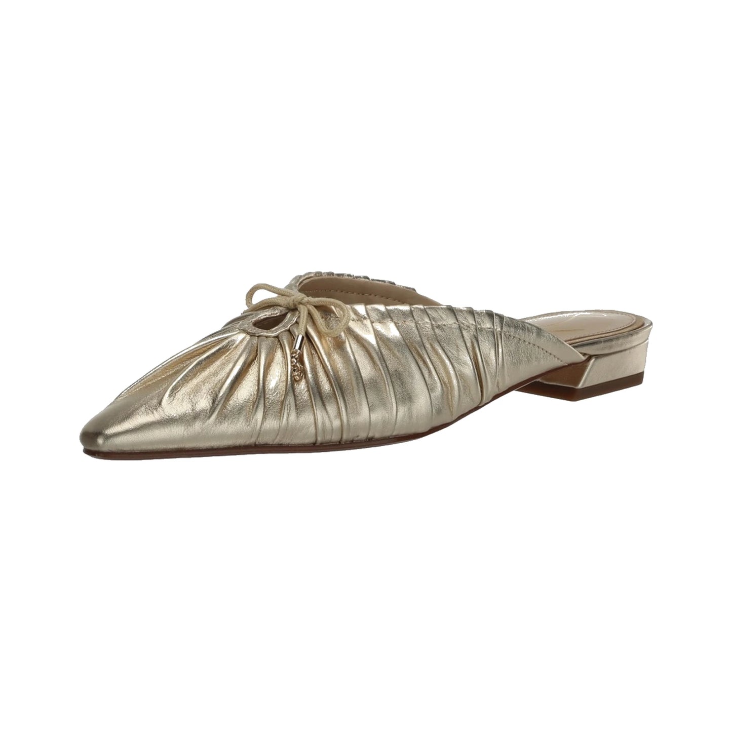 Mules Sam Edelman Julia Gold Leather Mujer