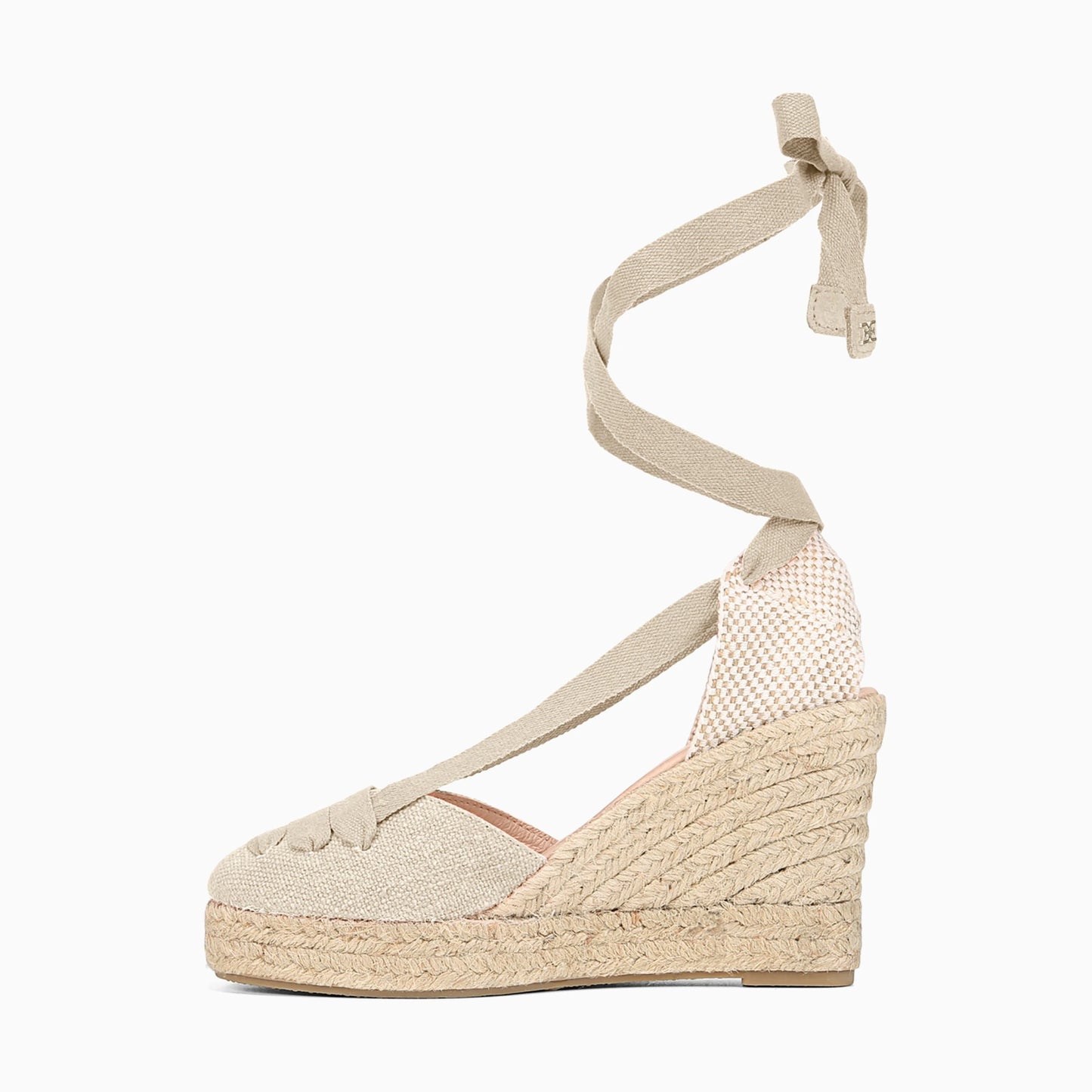 Sandalias de cuña Sam Edelman Margherita Natural Linen Mujer