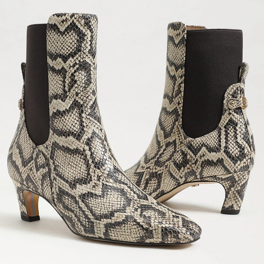 Bota Sam Edelman MARGO Gris estampado serpiente Mujer