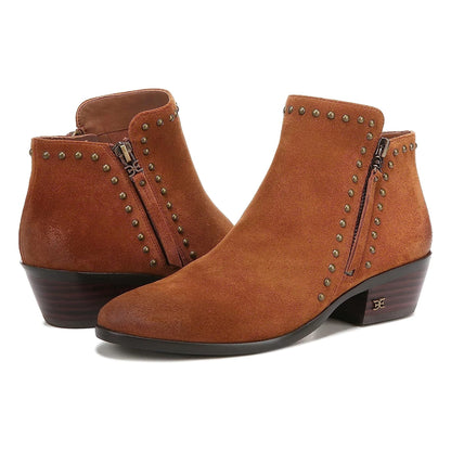 Botines Sam Edelman Paola Frontier Brown Suede Mujer