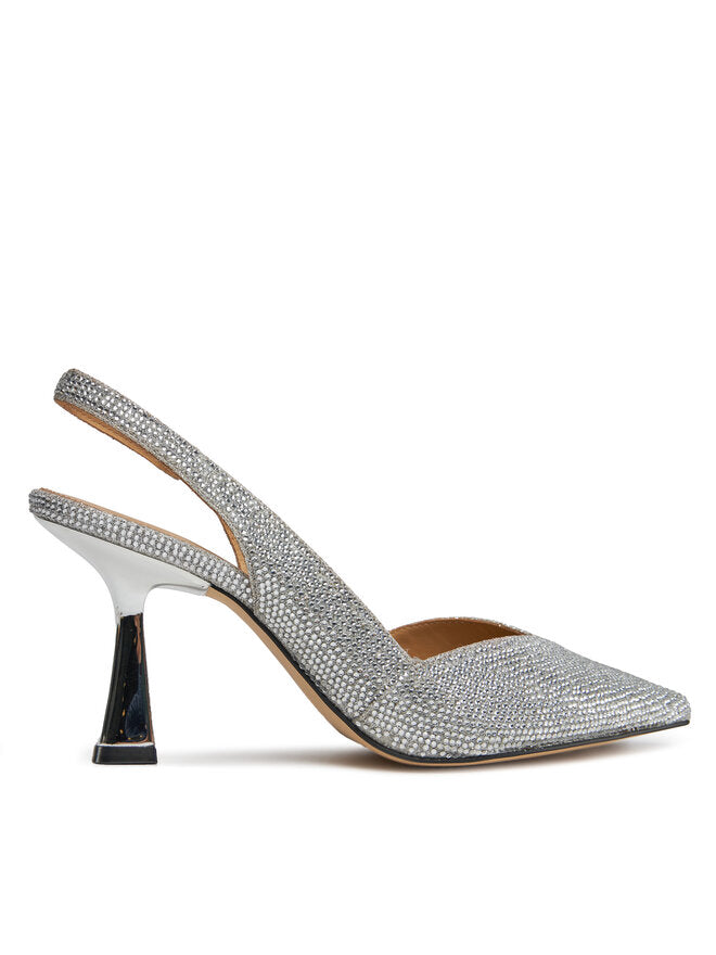 Michael Kors Chelsea Sling Silver - lateral