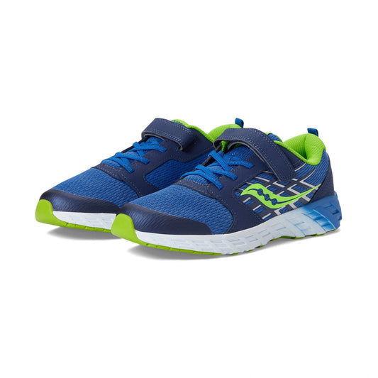 Tenis casuales Saucony WIND A/C 2.0 Azul y verde Niños
