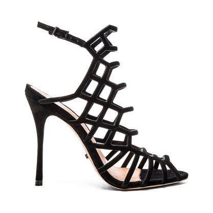Sandalia Schutz Julianna Black para mujer - lateral