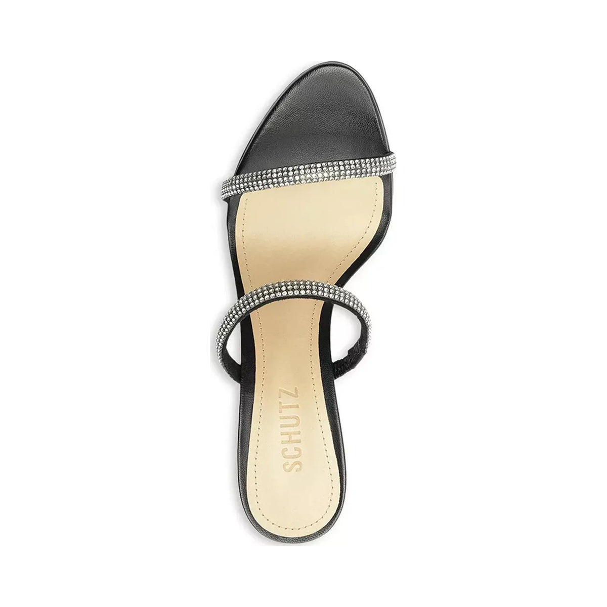 Sandalia Schutz Taliah Glam Heel Black para mujer - superior