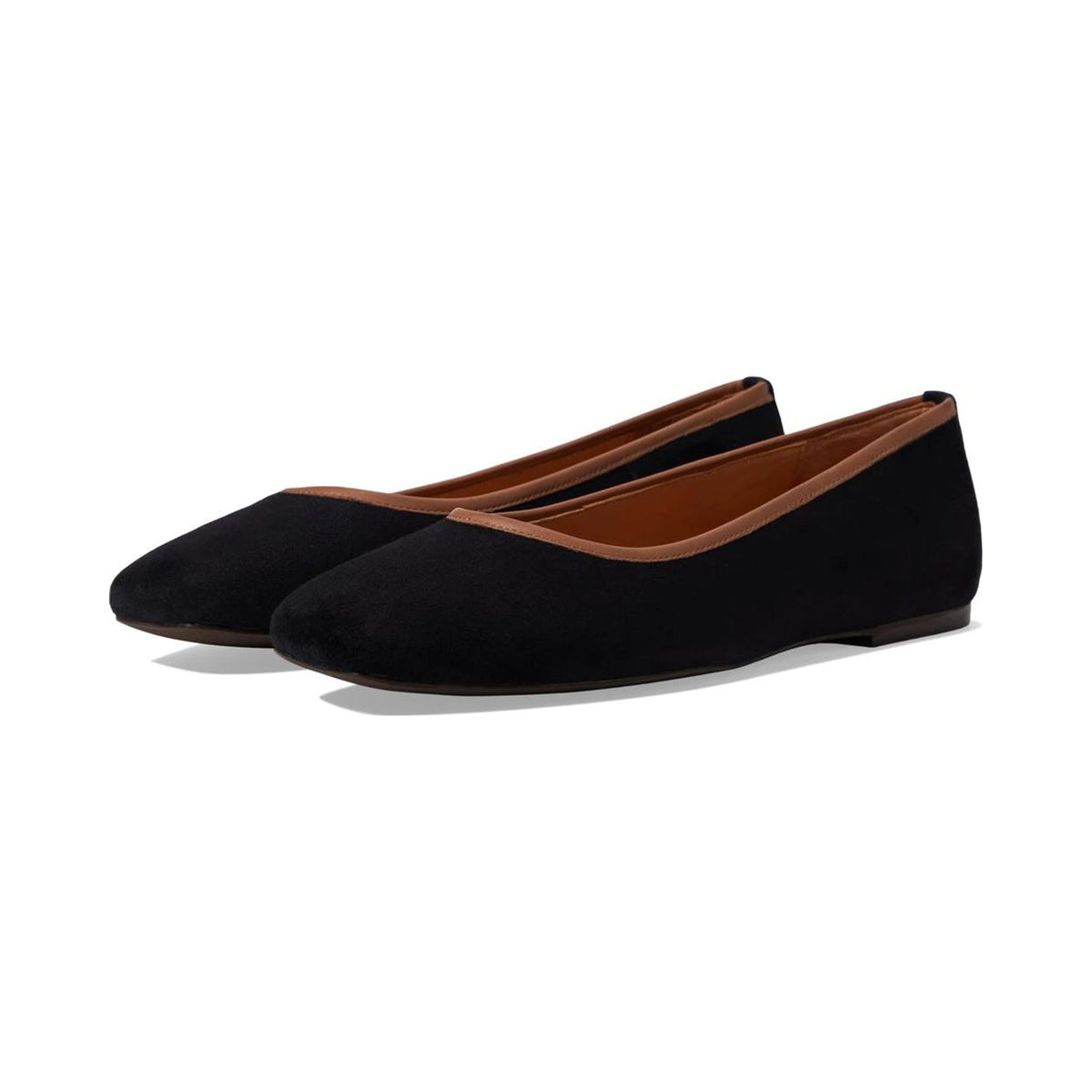Balerina Seychelles City Streets Black Suede para mujer - perspectiva