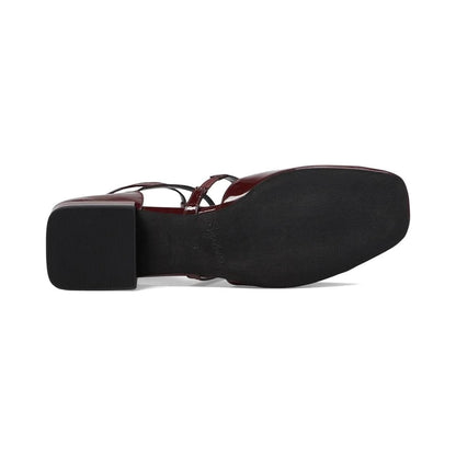 Seychelles Kissing Booth Burgundy Patent Leather - detalle-suela