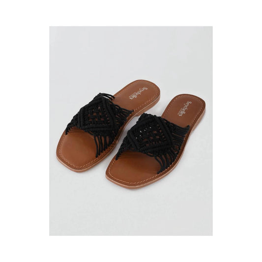 Seychelles Mahogany Crochet Black - perspectiva