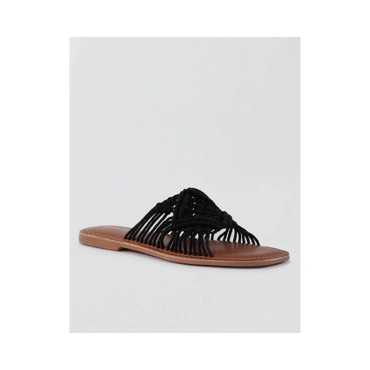 Seychelles Mahogany Crochet Black - lateral