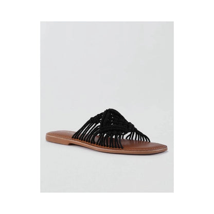 Seychelles Mahogany Crochet Black - lateral