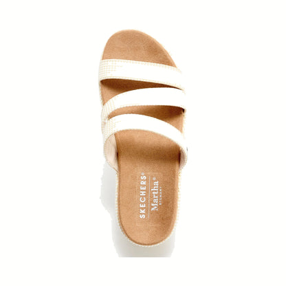 Sandalias de plataforma Skechers ARCH FIT BEVERLEE - MORNINGSIDE Blanco hueso Mujer