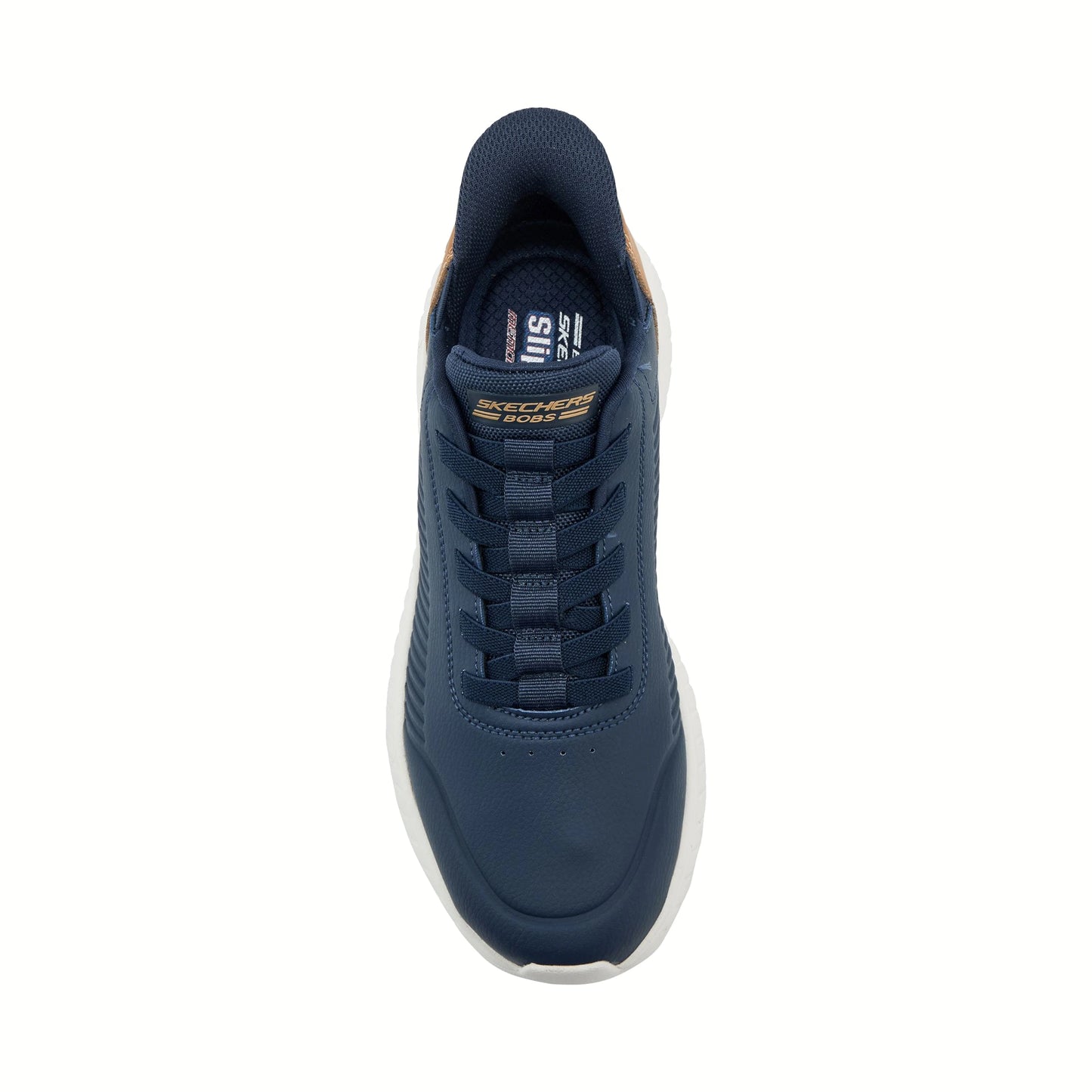 Tenis casuales Skechers BOBS SQUAD CHAOS - HEEL PREFERRED Azul marino Hombre