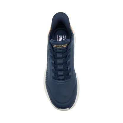 Tenis casuales Skechers BOBS SQUAD CHAOS - HEEL PREFERRED Azul marino Hombre