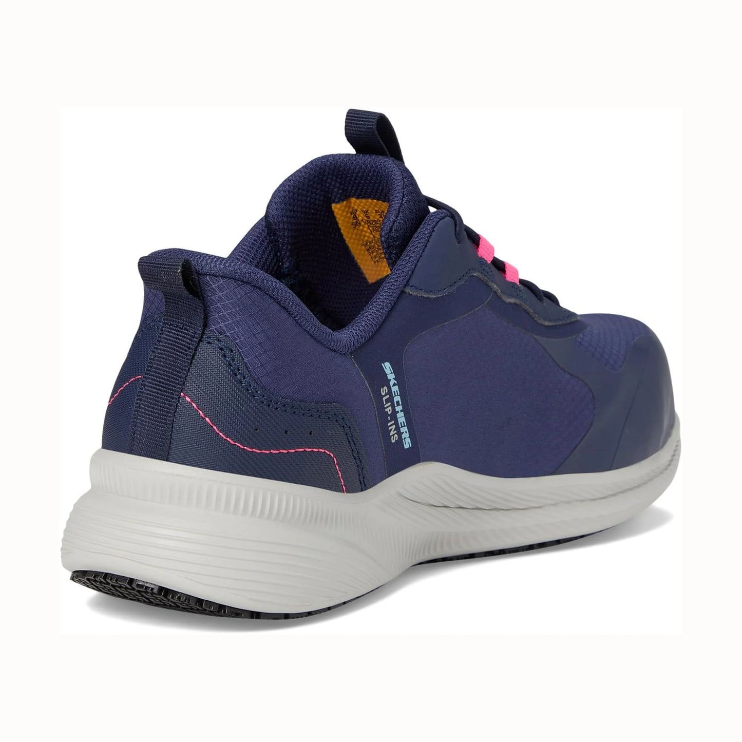 Tenis industriales de seguridad Skechers CARBIX - YUNIA Azul marino y rosa Mujer