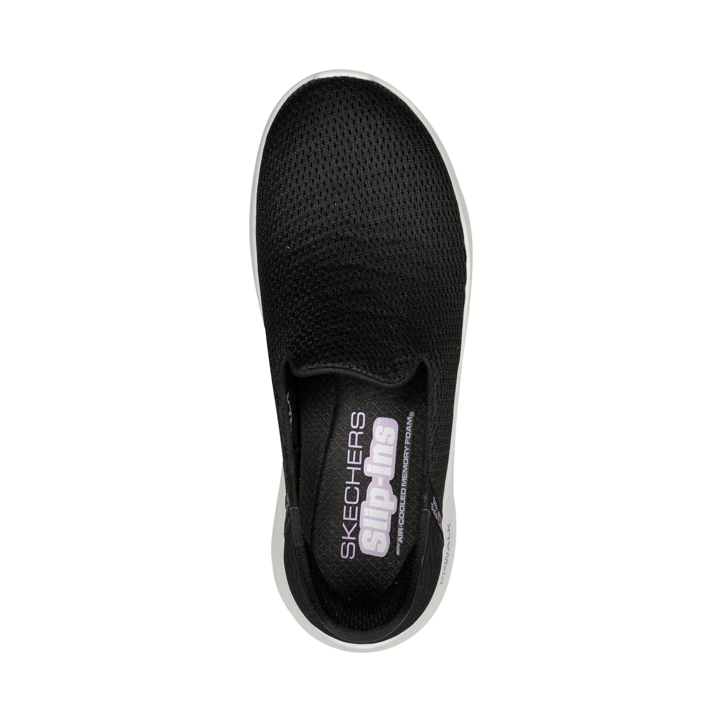Tenis para caminar Skechers GO WALK FLEX RELISH Negro y blanco Mujer
