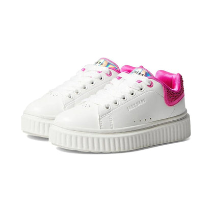 Tenis Skechers Street Hi Ridge 310289L-WHP White Hot Pink para niña - perspectiva