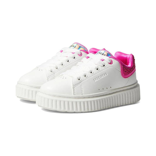 Tenis Skechers Street Hi Ridge 310289L-WHP White Hot Pink para niña - perspectiva