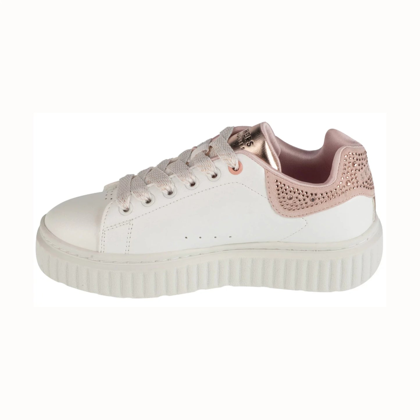 Tenis casuales Skechers HI RIDGE Blanco y rosa intenso Niños