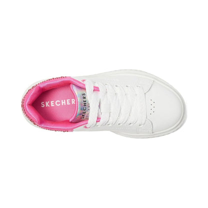 Tenis Skechers Street Hi Ridge 310289L-WHP White Hot Pink para niña - superior