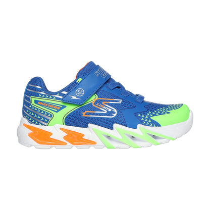 Tenis para caminar Skechers S LIGHTS FLEX-GLOW BOLT Azul rey multicolor Niños