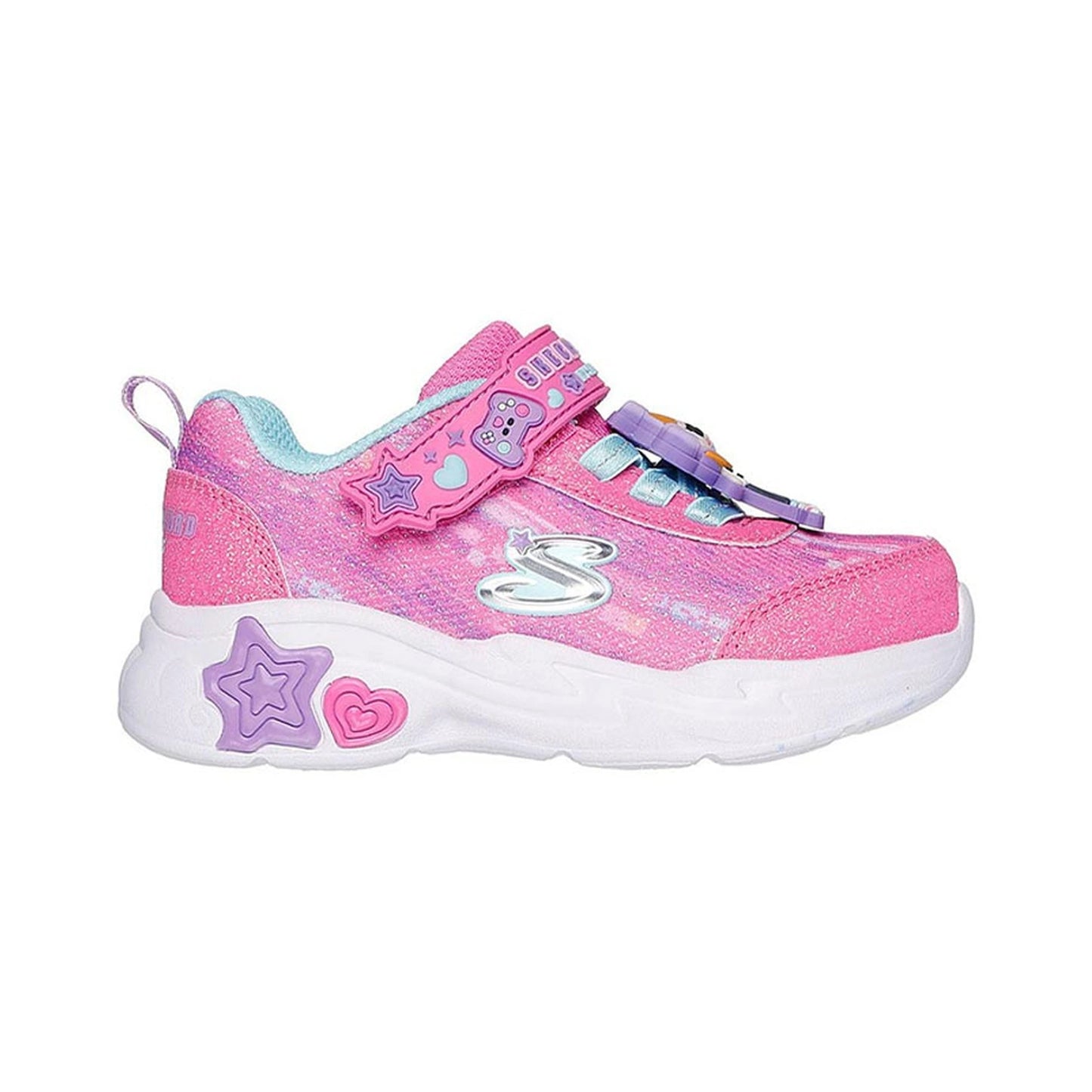 Tenis casuales Skechers SNUGGLE SNEAKS - SKECH SQUAD Rosa multicolor Niños