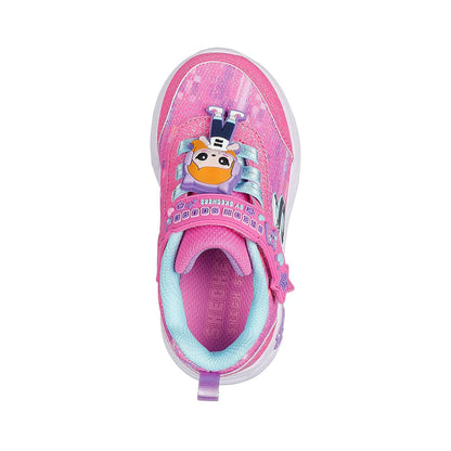 Tenis casuales Skechers SNUGGLE SNEAKS - SKECH SQUAD Rosa multicolor Niños