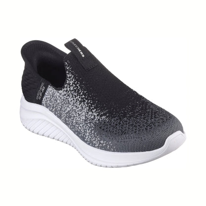 Tenis para caminar Skechers ULTRA FLEX 3.0 BRISK-SPEC Negro y gris carbón Niños