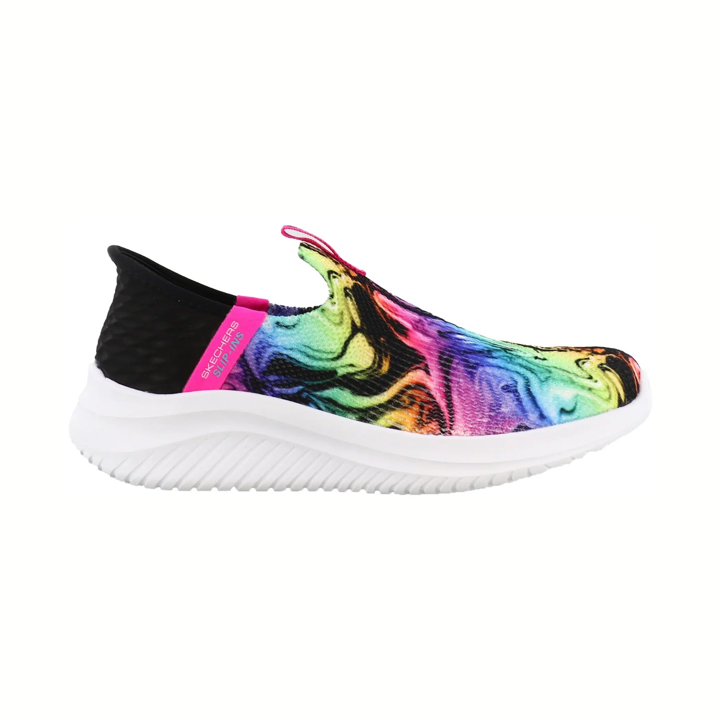 Tenis para caminar Skechers ULTRA FLEX 3.0 COSMO SWIRL Negro multicolor Niños