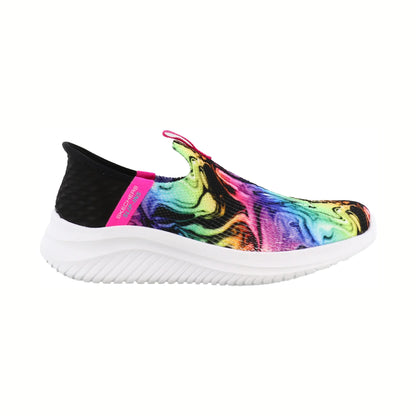 Tenis para caminar Skechers ULTRA FLEX 3.0 COSMO SWIRL Negro multicolor Niños