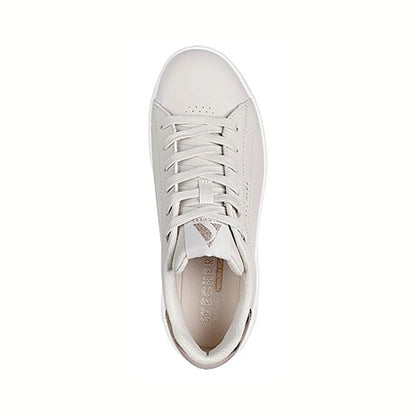 Tenis casuales Skechers UNO COURTED Beige natural Mujer