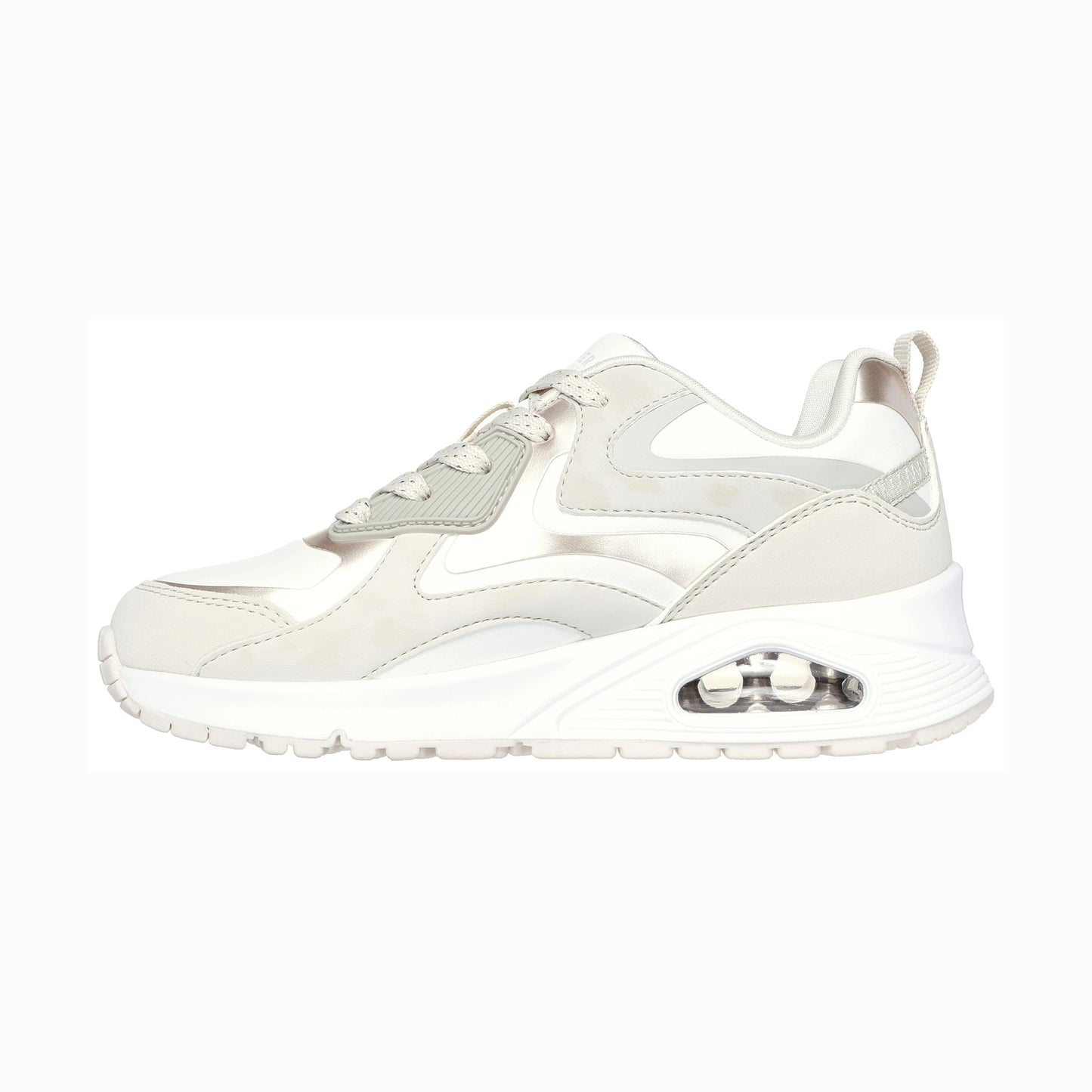Tenis casuales Skechers UNO GEN1 COLOR SURGE Beige natural Niños