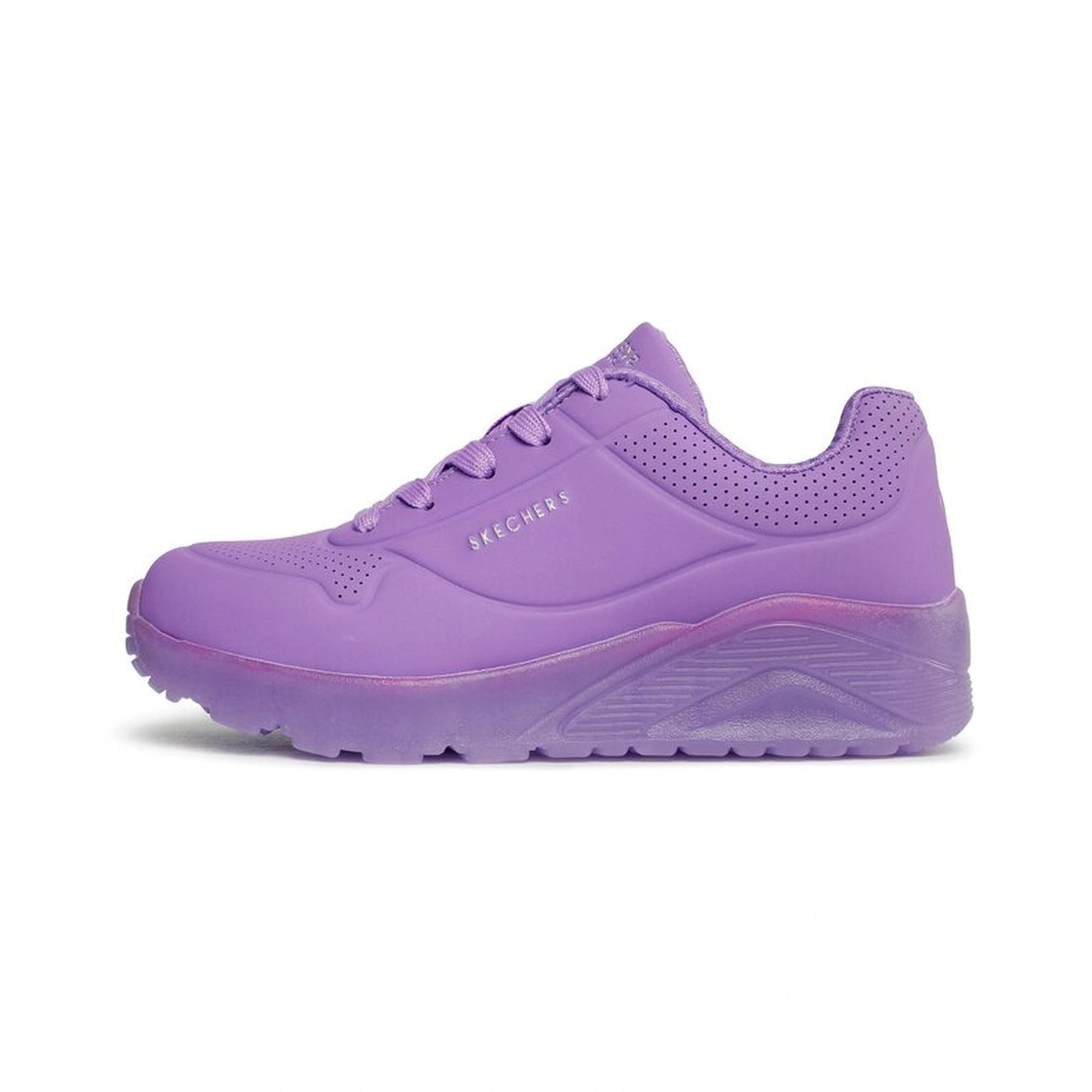 Tenis casuales Skechers UNO ICE Lavanda Niños