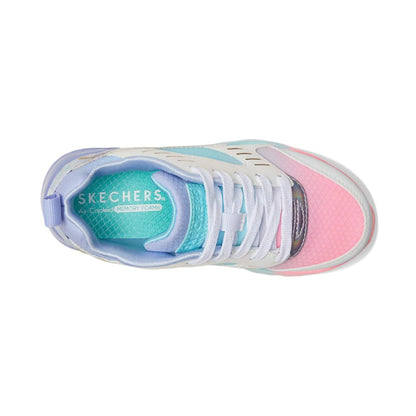 Tenis casuales Skechers UNO LITE-ELECTRIC OMBRE Morado multicolor Niños