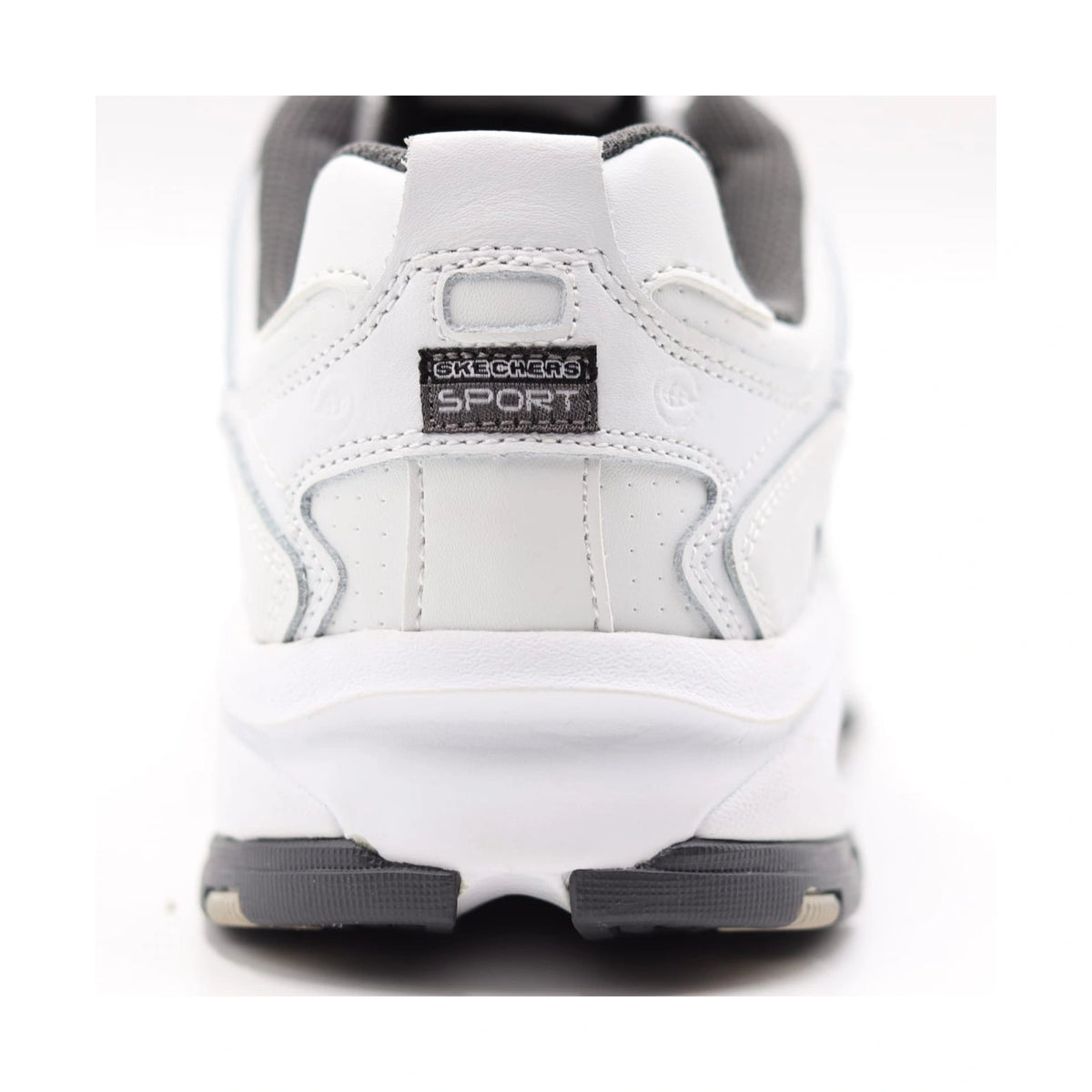Tenis casuales Skechers VIGO 2.0 SERPENTINE Blanco y gris carbón Hombre