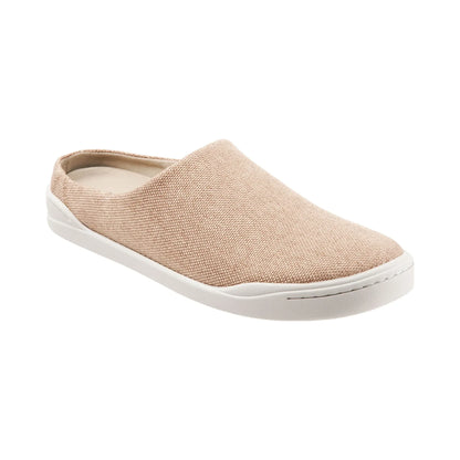 Mules SoftWalk Auburn Natural Canvas para mujer - lateral