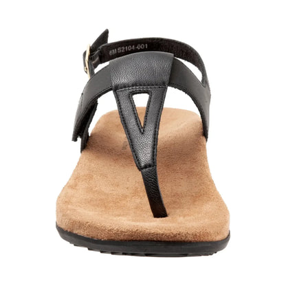 Sandalias SoftWalk Brea Black para mujer - detalle