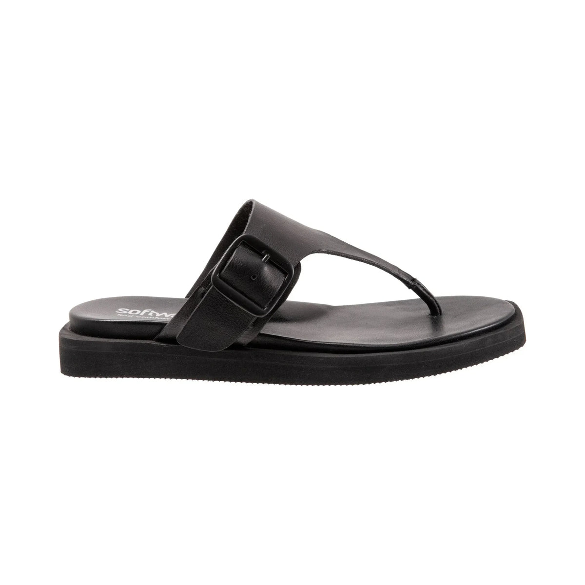 Sandalias SoftWalk Kisi Black para mujer - perspectiva
