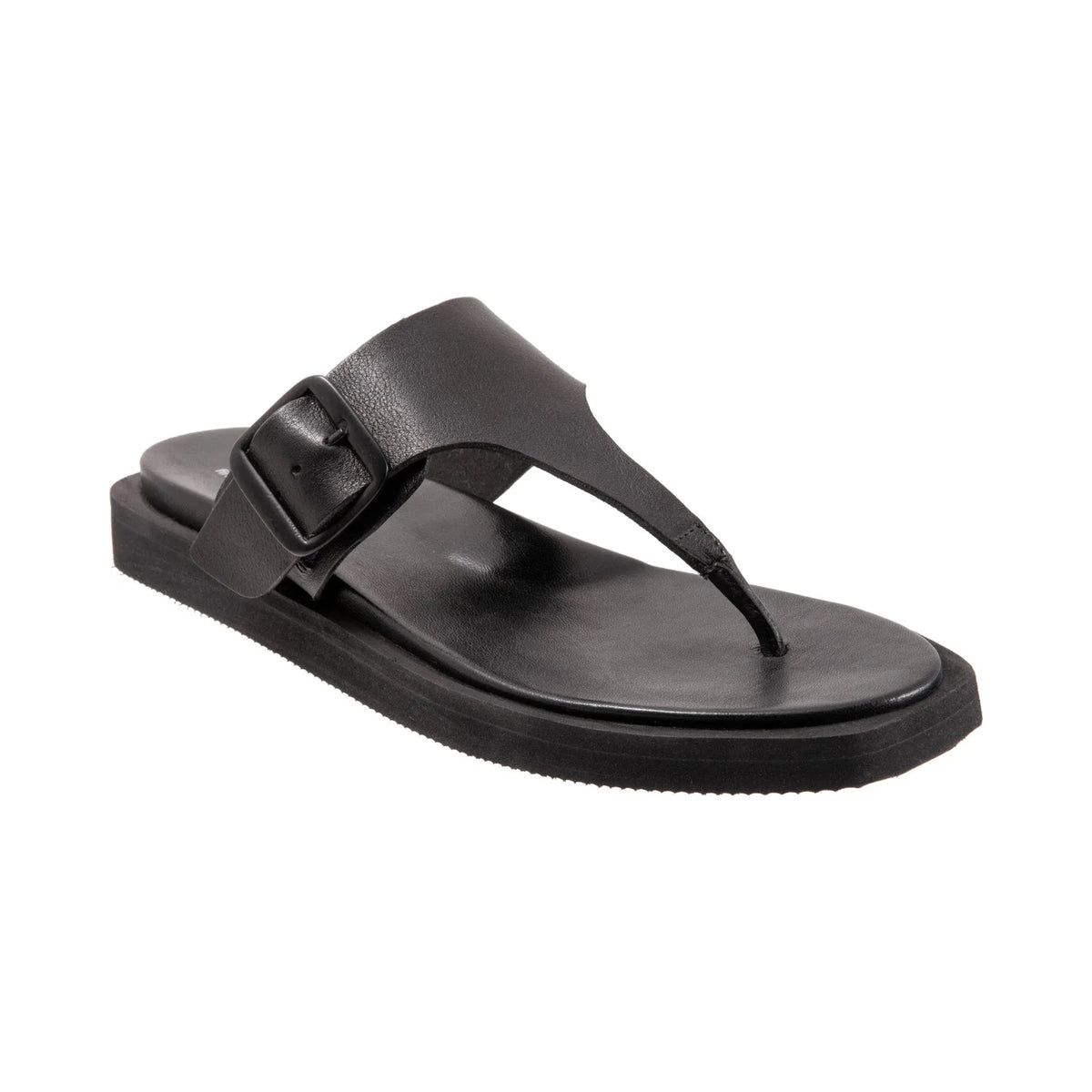 Sandalias SoftWalk Kisi Black para mujer - lateral