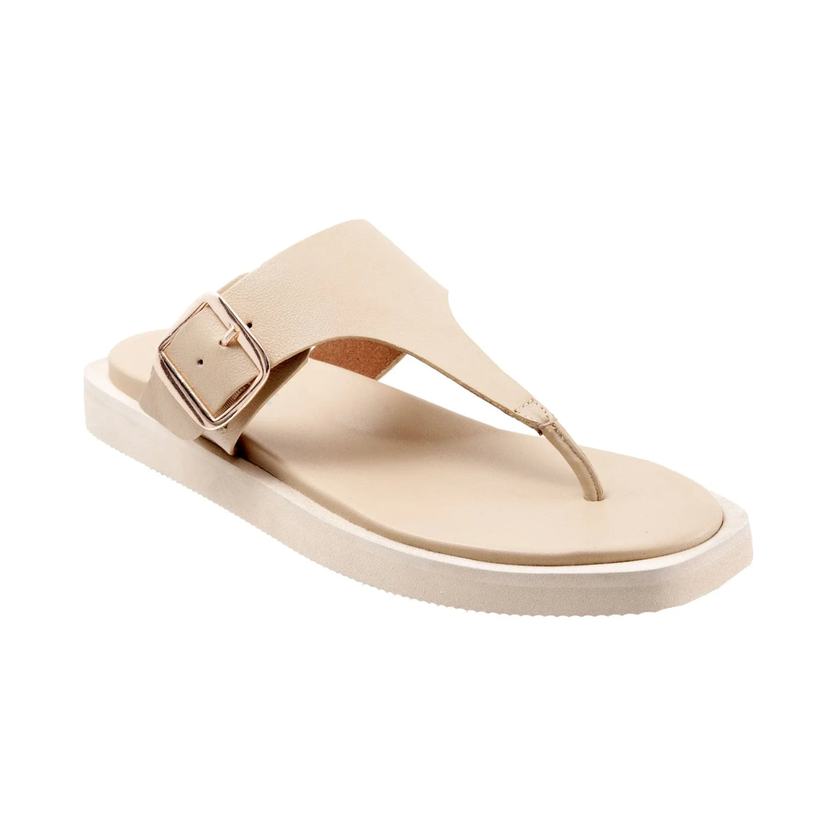 Sandalias SoftWalk Kisi Ivory para mujer - lateral