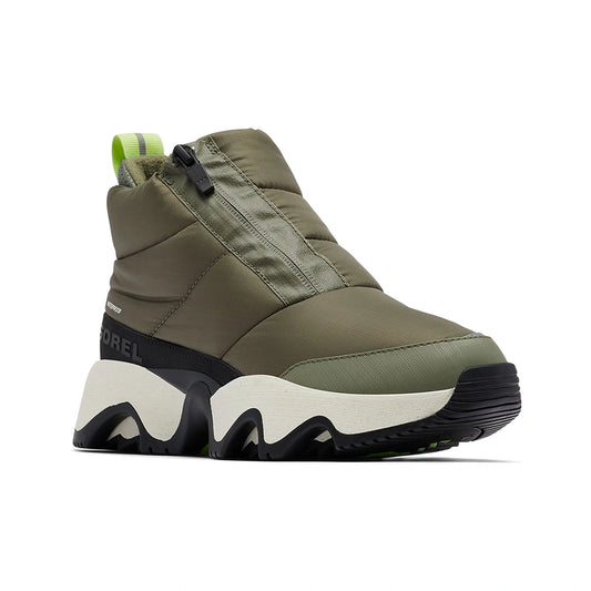 Calzado SOREL KINETIC IMPACT PUFFY ZIP WP STONE GREEN, BLACK