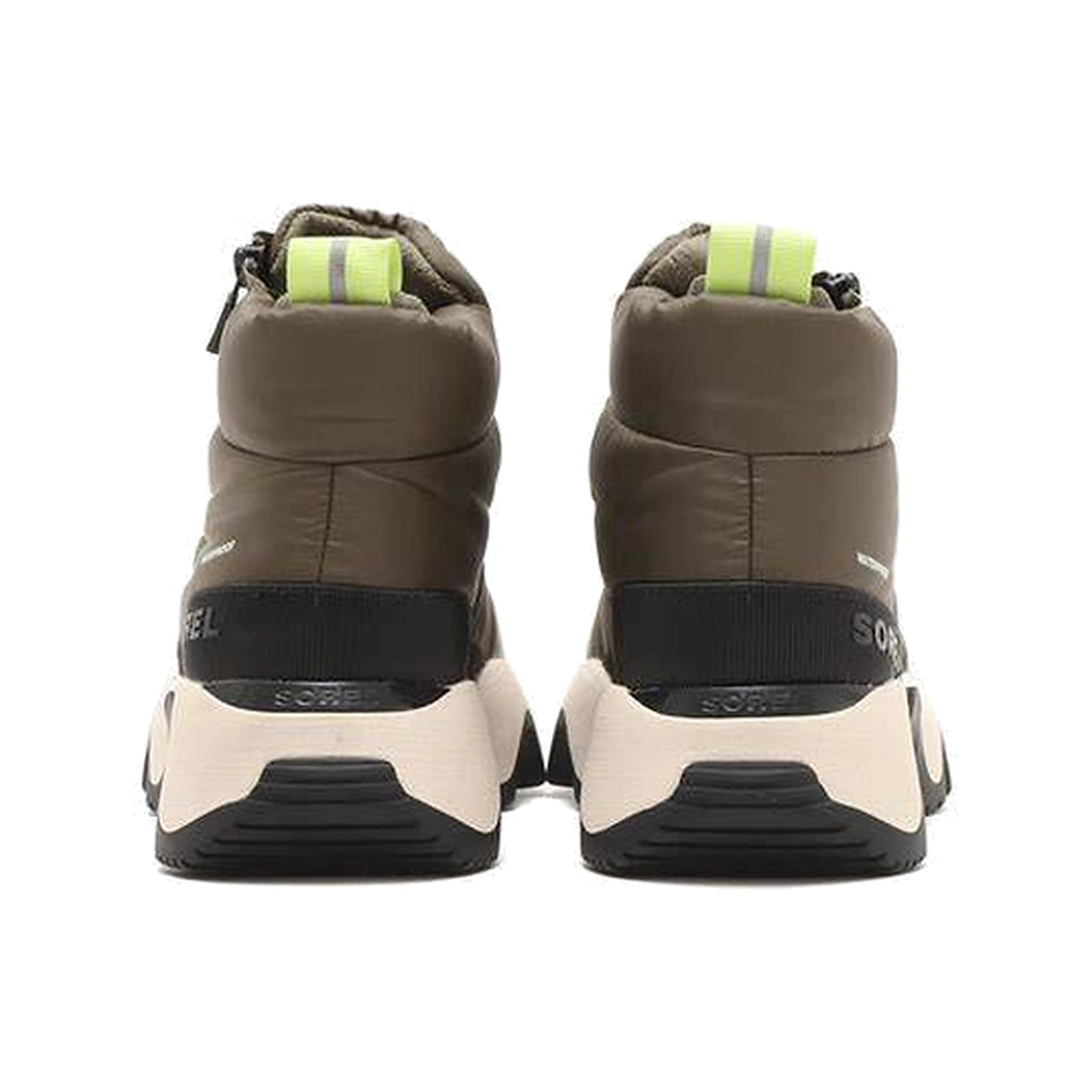 Calzado SOREL KINETIC IMPACT PUFFY ZIP WP STONE GREEN, BLACK