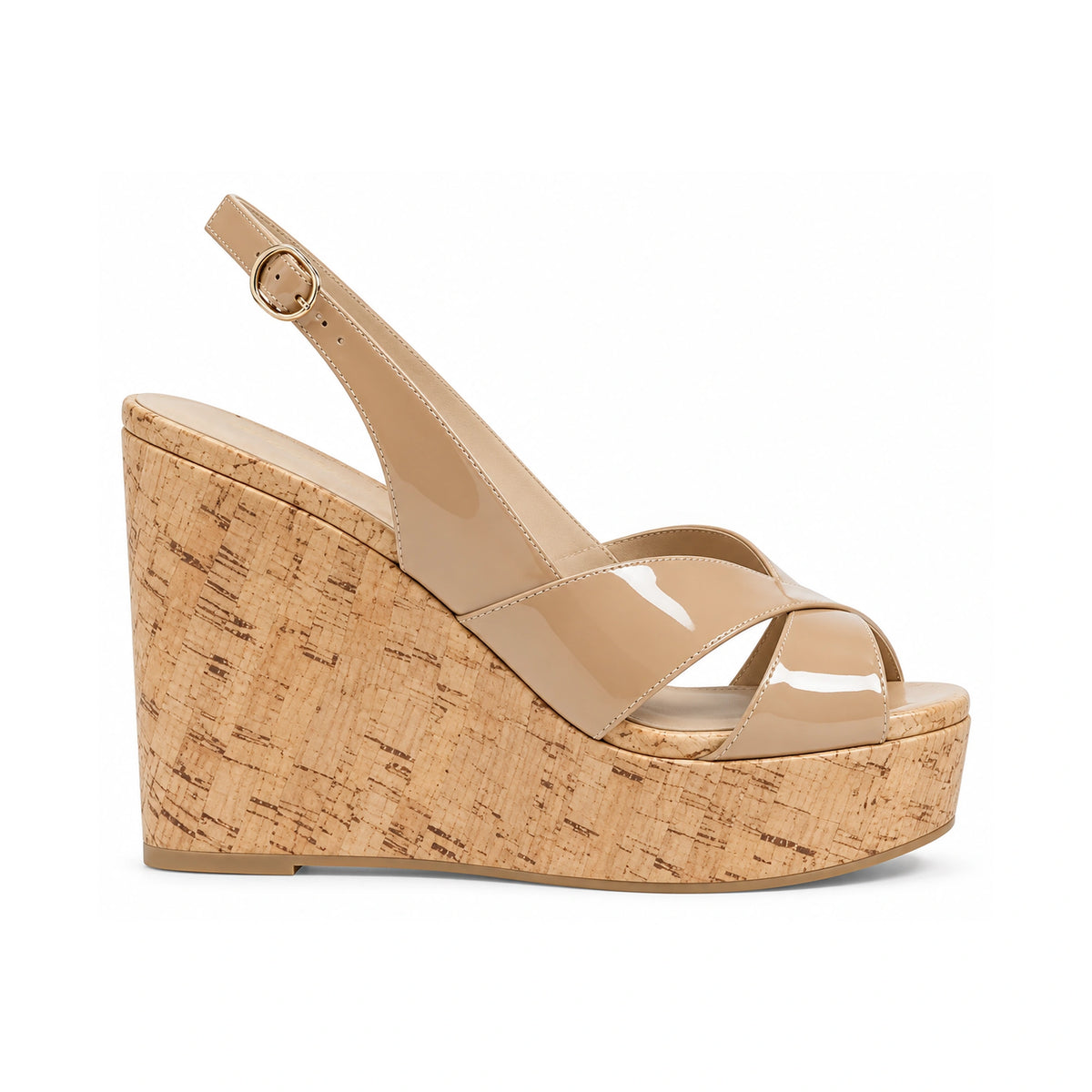 Calzado Stuart Weitzman CARMEN MIDI WEDGE Fawn