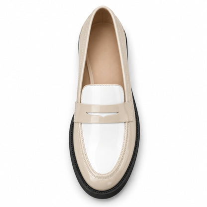 Calzado Stuart Weitzman PALMER BOLD LOAFER DUNE/WHITE