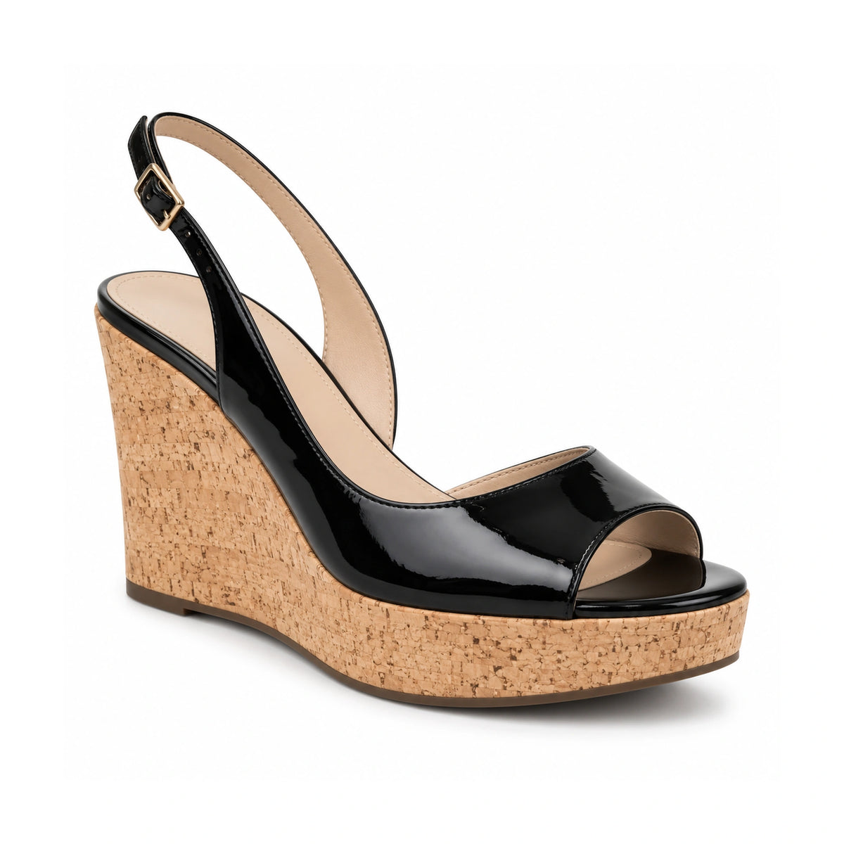 Calzado Stuart Weitzman CARMEN MIDI WEDGE BLACK