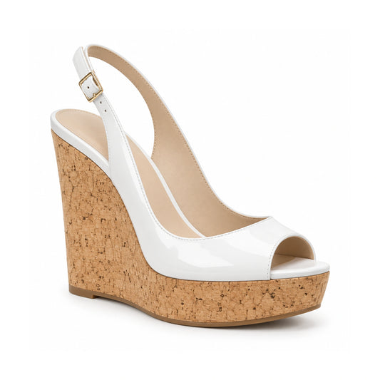 Calzado Stuart Weitzman CARMEN WEDGE White